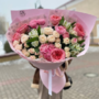 БУКЕТЫ ИЗ ПИОНОВИДНЫХ РОЗ