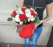 коробка с цветами