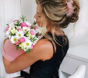 Коробка с цветами Твой день
