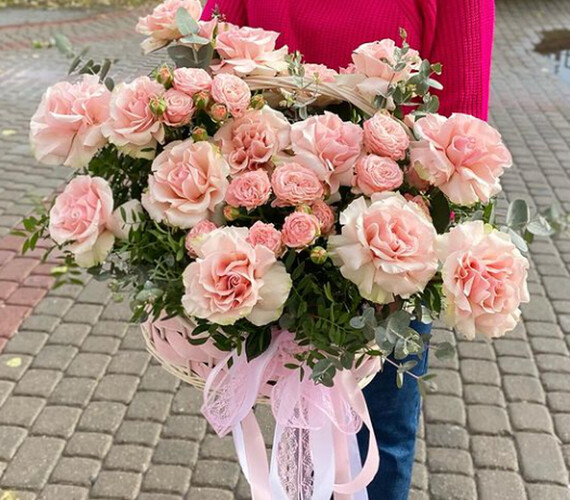 Корзина с цветами Мечта