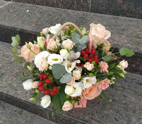 ящик с цветами