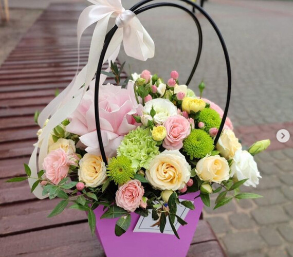 Композиция в сумочке Любовь