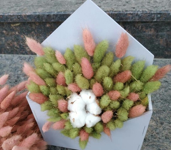 Конверт с сухоцветами