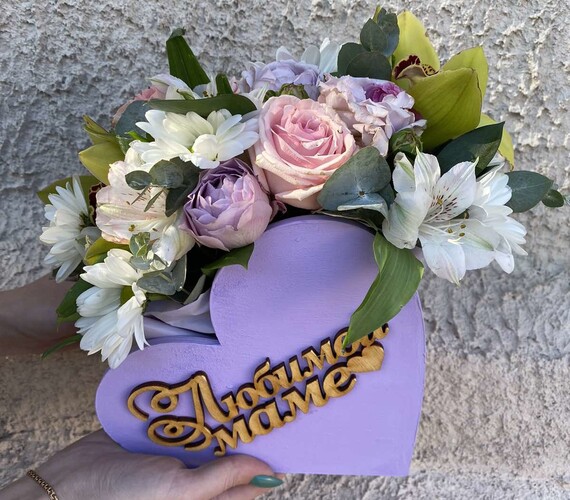 Цветы в сердце