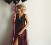 Связка из 15 черных шаров