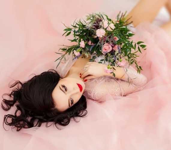 Свадебный букет растрепыш